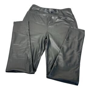 ASO‎ Vampire Diaries Sleek Black Faux Leather Slim Fit Pants/leggings  - Size M